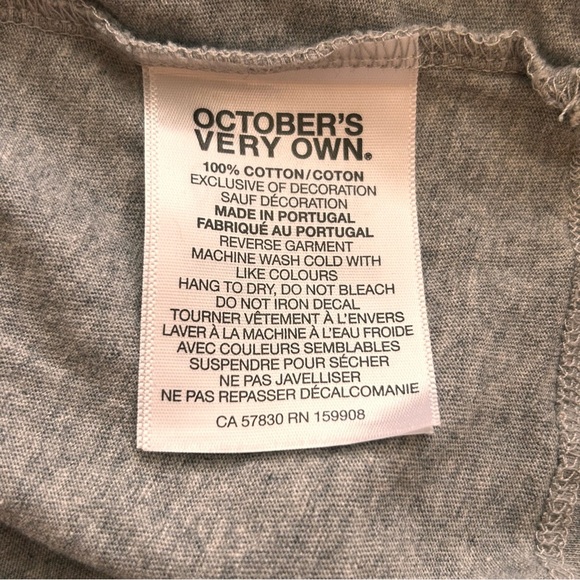 OVO Classic Grey T-shirt Black Owl Logo Size XL - Picture 4 of 5